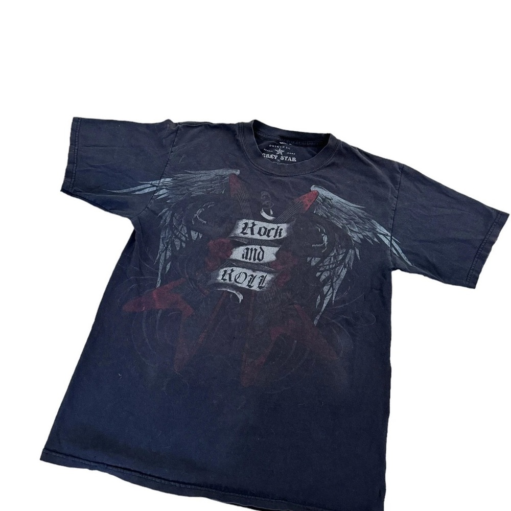 vintage 90s Y2K Y2K Grey star Shirt